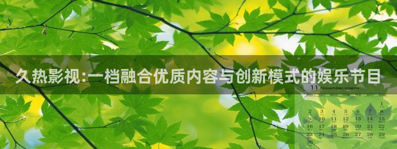 蜜桃传媒电影免费观看：久热影视:一档融合优质内容与创新模式的娱乐节目